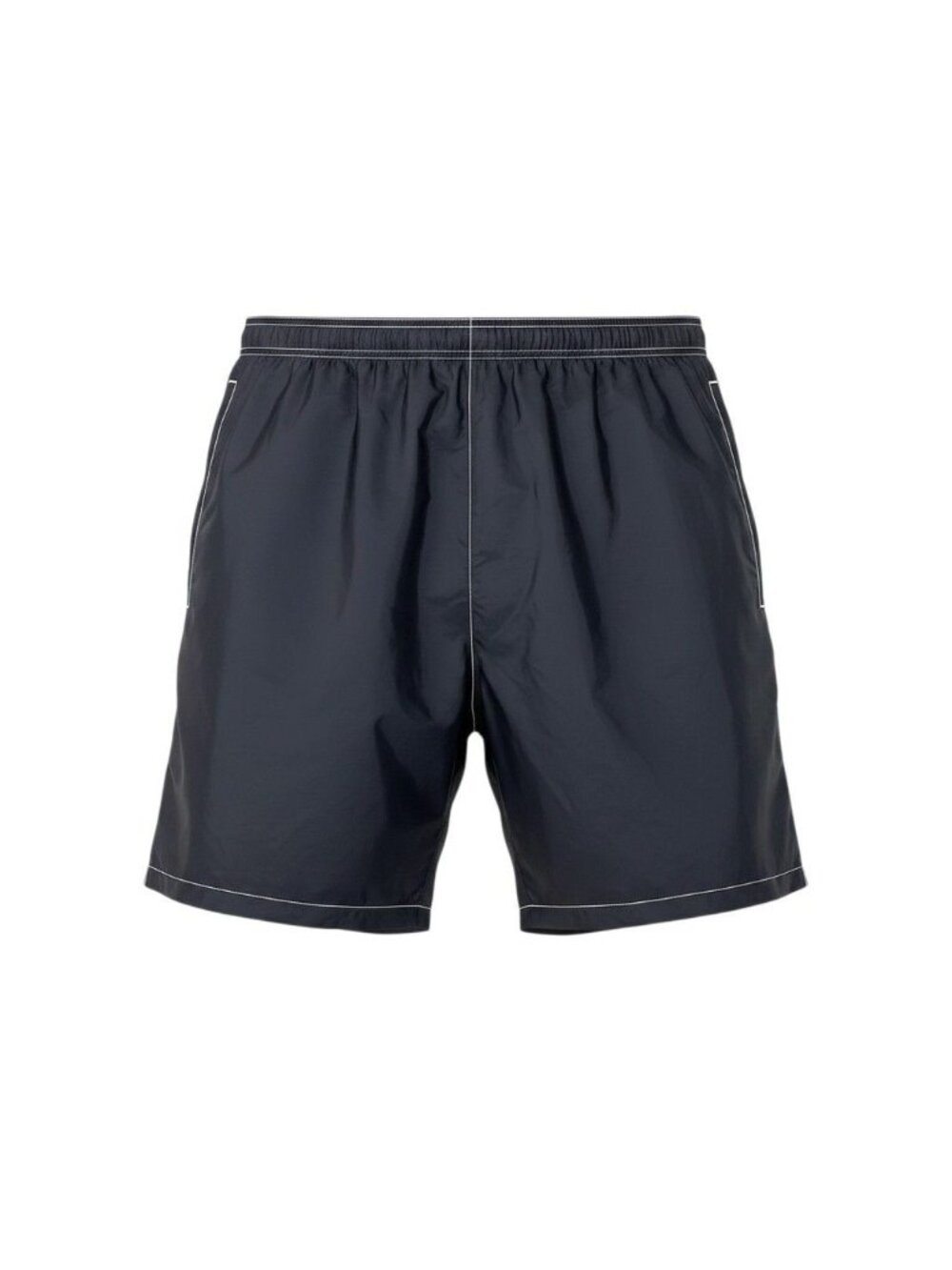 Prada Mg6 Re-Nylon Triangle Logo Shorts 50 Black 100% Recycled Polyamide